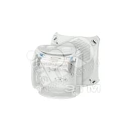 Коробка клеммная 93х93х62 мембраны 5-пол. 0.75-4 кв.мм серая РР IP66