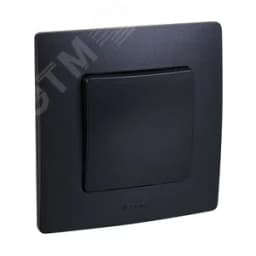 Переключатель перекрёстный одноклавишный Etika 10АХ 250В винтовые зажимы - антрацит LEGRAND