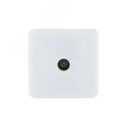 VIOLA Розетка ТВ проходная белый (12шт/144шт) Lezard