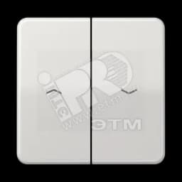 Клавиши для выключателя управления жалюзи 509VU и кнопки 539VU светло-серые