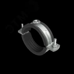 Хомут для высоких нагрузок с изоляцией с гайкой М12 для труб d 1" DKC