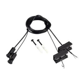 Подвес токопроводящий SLLINE25100 2x2m Set BLACK Arlight провод 2x05 045799