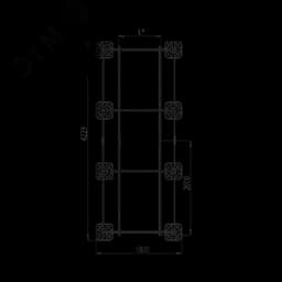 Опорная конструкция для установки оборудования TECHNORAPTOR FOOT 1500х4000 тип 1 HD КМ-профиль