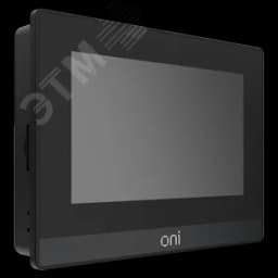 Панель оператора базовая 7" резистивный экран, черная. Корпус: пластик, 1хRS485/232/422, 1хRS232, 2хUSB, 24В DC