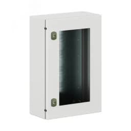 Корпус навесной уличный ST Outdoor с М/П с прозрачной дверью ВxШxГ 600x400x200 мм, IP66