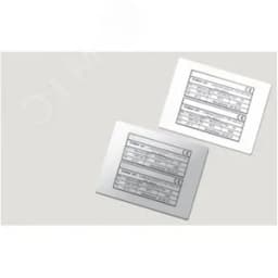 Табличка полужесткая для маркировки оболочек 100x60мм. Клейкое основание. ПВХ. Красная (1 шт. на пластине, упак. по 10 листов) DKC