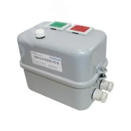 ПМ12-010220 У2 В, 380В/50Гц, 1з, 10А, нереверсивный, с реле РТТ5-10-1 7,0-10,0А, в корпусе IP54, с кнопками ПУСК+СТОП+R, пускатель электромагнитный Электротехник