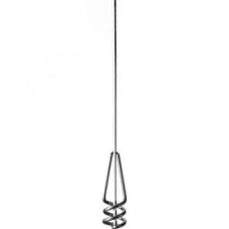 Миксер для песчано-гравийных смесей, шестигранный хвостовик, оцинкованный, на подвеске, 45х400 мм "Профессионал".