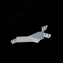 Лоток монтажный угловой ответвительный ЛУОГ.200.50.653.1,2.1 СОЭМИ