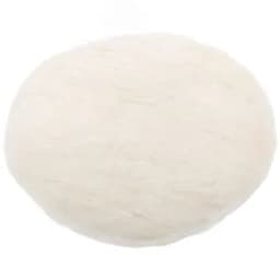 Чехол полировочный на завязках, натуральная шерсть, на тканевой основе 125 мм