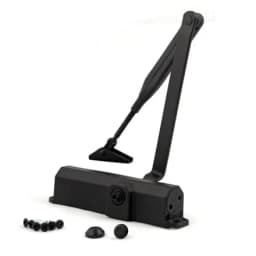 Доводчик дверной (вес двери 100 кг), черный, со стандартной рычажной тягой TS Compakt size 2/3/4 Dormakaba