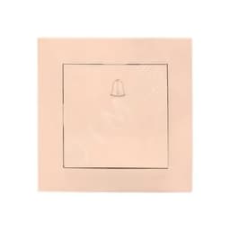 Валенсия кнопка звонка 10А кремовая