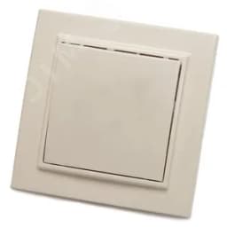 Выключатель одноклавишный, 250В, 10А, серия Эрна, слоновая кость Stekker