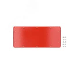 Фланец сплошной для корпусов ST, тип 3, 343x153 мм, красный RAL3020