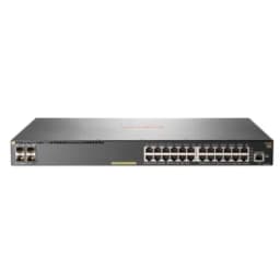 Управляемый 28 портовый коммутатор с 24 PoE портами Aruba 2930F 24G JL255A HPE