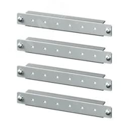 Горизонтальные дверные рейки для навесных корпусов, ширина одностворчатой двери 250 мм, 4 шт.