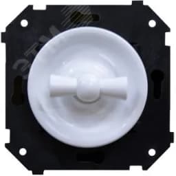 Выключатель перекрестный Шедель (скрытый монтаж), Белый Бирони