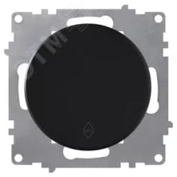 Переключатель одинарный, цвет чёрный (серия Florence) 2172821 ССТ