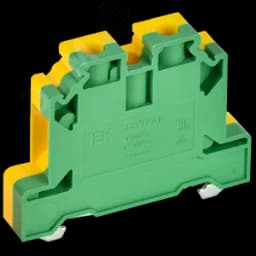 Колодка клеммная CTS-PEN земля 10мм2 желто-зеленая YCT11-00-K52-010 IEK