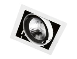 Карданный встраиваемый светодиодный светильник Ambrella Light T811 BKCH 12W 4200K