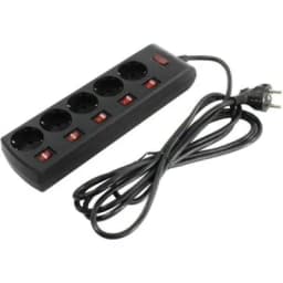 Сетевой фильтр SF-05PL 1.8m Black Sven