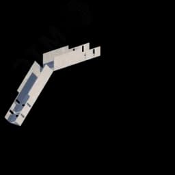 Лоток монтажный угловой 45 вниз ЛУ45Н.50.50.382.1,2.2