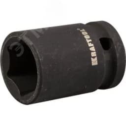 Головка торцевая "INDUSTRIE QUALITAT" ударная (1/2"), FLANK, Cr-Mo, фосфатированная, 17 мм