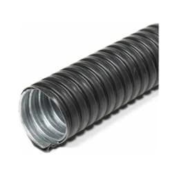 Металлорукав в ПВХ изоляции МРПИ НГ 25 d25мм без протяжки черн. (уп.50м) ГОФРОМАТИК zeta42214