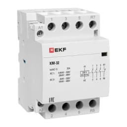 Контактор модульный КМ 32А 3NО+NC (3 мод.) EKF PROxima