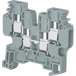 Клемма C4/6.4A винтовая одна цепь 4 зажима 4мм.кв.
