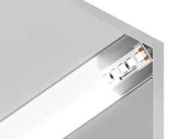 Алюминиевый профиль угловой круглый 157157 для светодиодной ленты до 978мм Ambrella Light GP2100AL