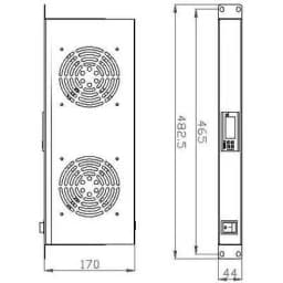Вентилятор для шкафа NTSS-FAN2/19T NTSS