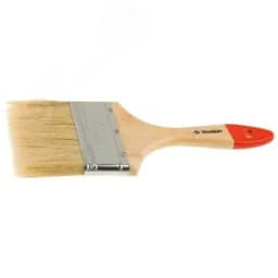 Кисть плоская "УНИВЕРСАЛ-СТАНДАРТ ", натуральная щетина, деревянная ручка, 100мм