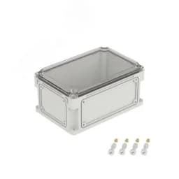 Корпус IP66/IP67, 300х200х146 мм, без МП, с фланцами, прозрачная крышка H= 21 мм