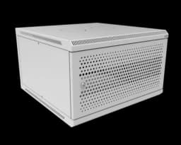 Шкаф телекоммуникационный настенный разборный МИКсистем 19" Basis 6U 600*600 дверь перфорация