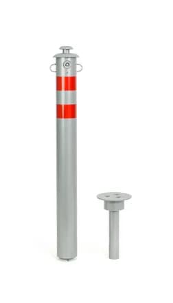 Столбик парковочный "ГОРОД" съемный с креплением для цепи 750х76мм