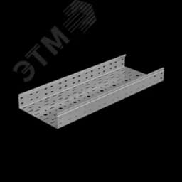 Лоток перф. 80х300х0,8 L3000 мм Стандарт ПЛЮС INOX304