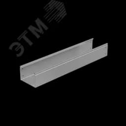 Лоток неперф. 100х150х0,8 L2500 мм Стандарт ПЛЮС INOX304 КМ-профиль