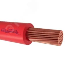 Провод силовой ПуГВ 1х4 красный ТРТС многопроволочный