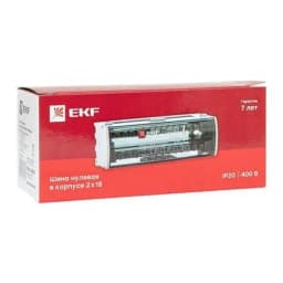 Шина нулевая в корпусе 2х15 EKF sn0-2x15