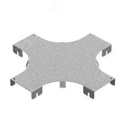 Крышка к разветвителю крестообразному горизонтальному к лотку ПЛК 600, толщ. 1,2 мм, Сендзимир цинк