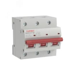 Выключатель автоматический модульный YON max типа MD125H, 10кА, 3 полюса, хар-ка B, 125А DKC