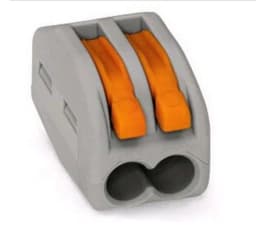 Клемма универсальная строительно-монтажная, 2x0,08-4/2,5 mm2, FJ-402 (Plastic Bag,200 шт/уп)