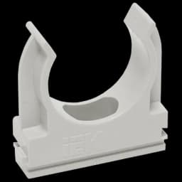 Крепеж-клипса для трубы IEK 16 мм серая (100шт)