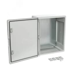 Корпус пластиковый с монтажной панелью ЩМП IP65 серая дверь 500х400х240