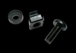 Набор винт + шайба + гайка М6, черный (100 шт/упак) X-line