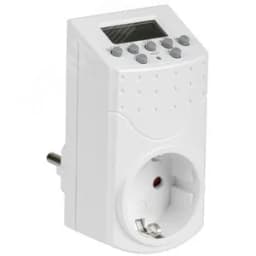 РТЭ-1 Розетка-таймер электр. 1мин 7дн 140on/off 16А IP20