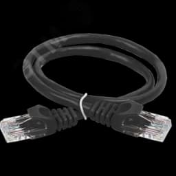 Патч-корд категории 5Е UTP 5м черный GENERICA PC09-C5EU-5M-G ITK