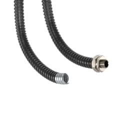 Металлорукав DN 12мм в ПВХ изоляции, Dвн 12,0 мм, Dнар 16,0, 50 м, цветчёрный DKC 6071R-012N