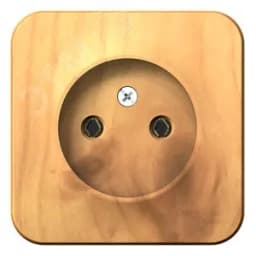 BLANCA  розетка наружная  без заземления без шторок, 16А, 250В, ясень